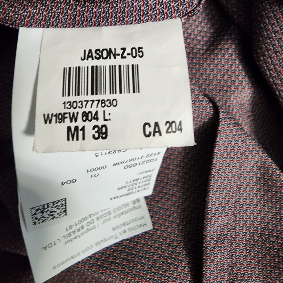Hugo Boss - slim fit Button Down Long Sleeve size BR 39 or US 15 1/2 - Picture 6 of 11